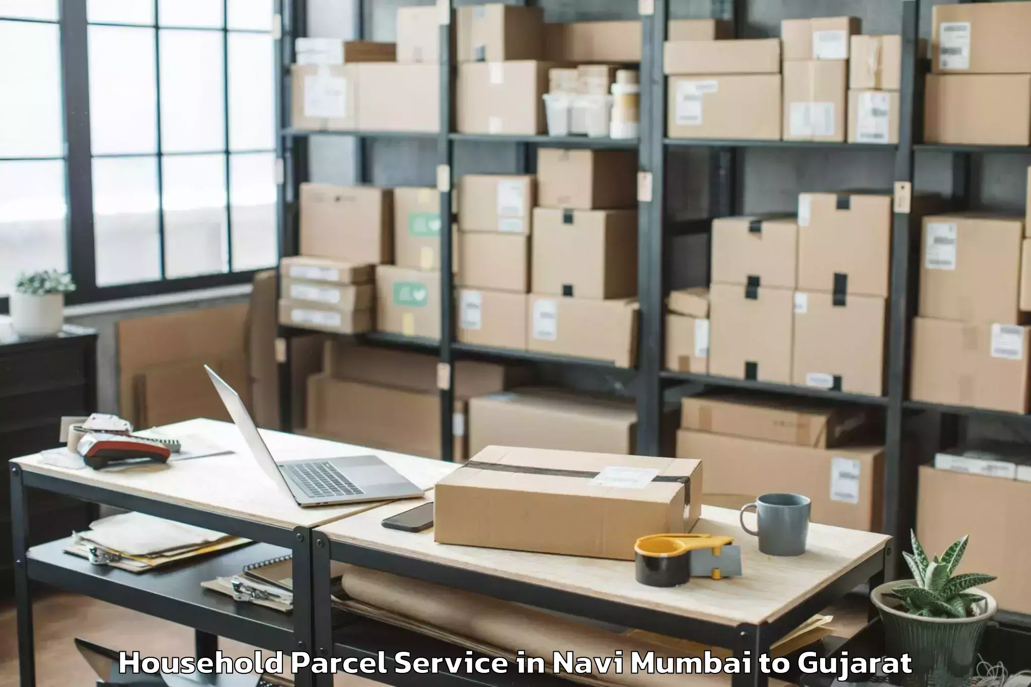 Navi Mumbai to Mahuva Household Parcel Booking